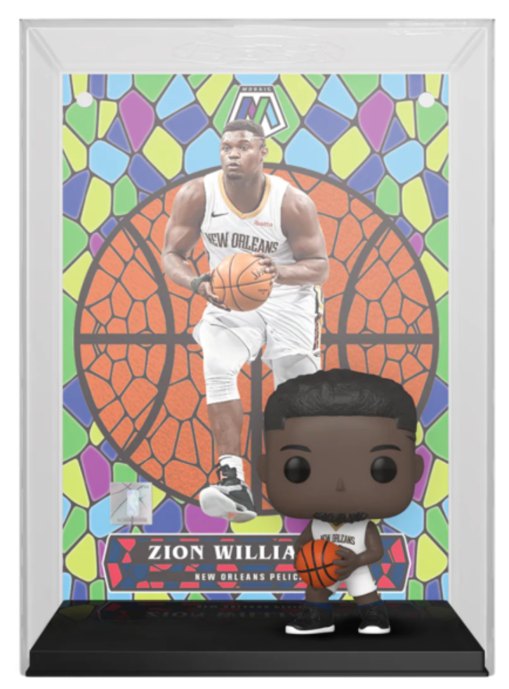 Figurina Funko Pop Trading Cards New Orleans Pelicans Zion Williamson (Mosaic) 10cm