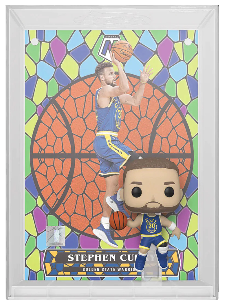 Figurina Funko Pop Trading Cards Golden State Warriors Stephen Curry (Mosaic) 10cm