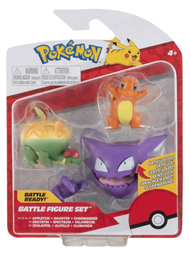 Figurine Pokemon Battle Pack Appleton, Hunter & Charmander