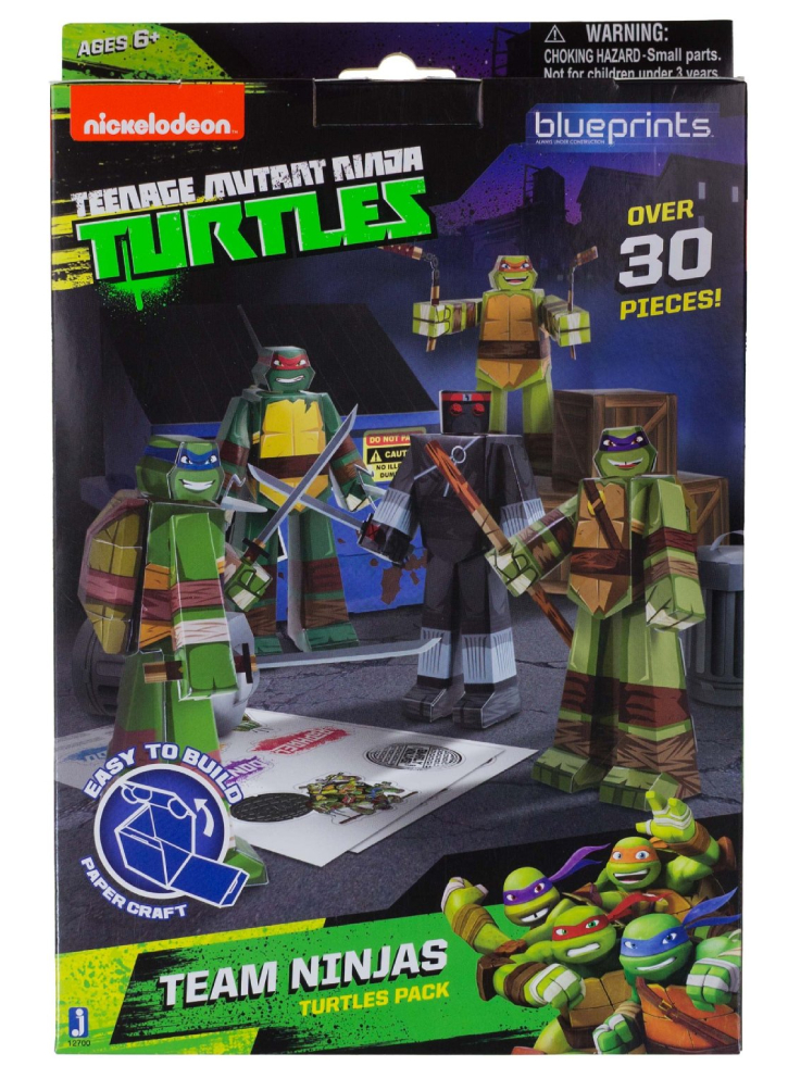 Set Figurine Papercraft Mutant Team Ninja Turtles