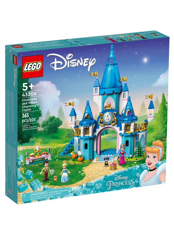 LEGO Disney Princess Cinderella and Prince Charming's Castle (43206)