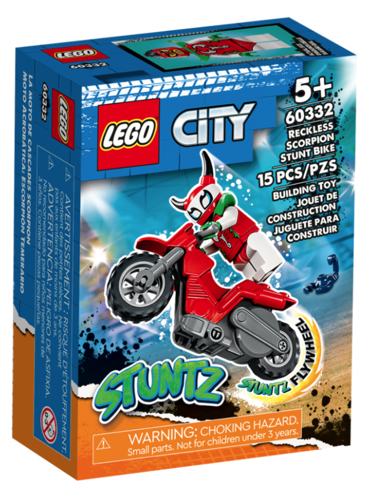 LEGO City Reckless Scorpion Stunt Bike (60332)