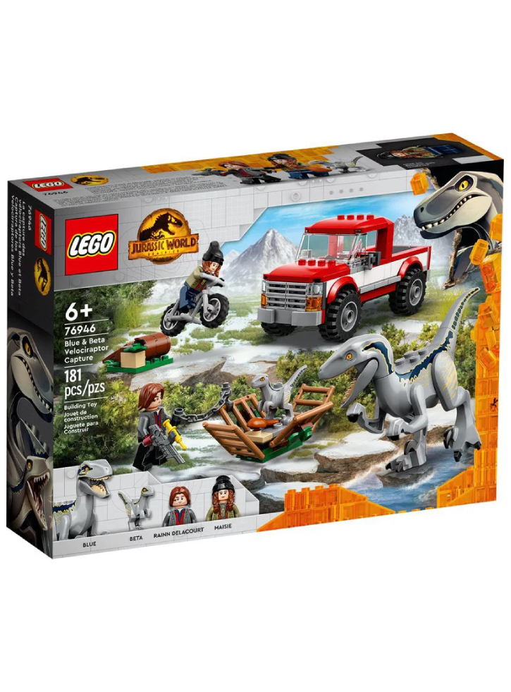 LEGO Jurassic World Blue and Beta velociraptor capture (76946)