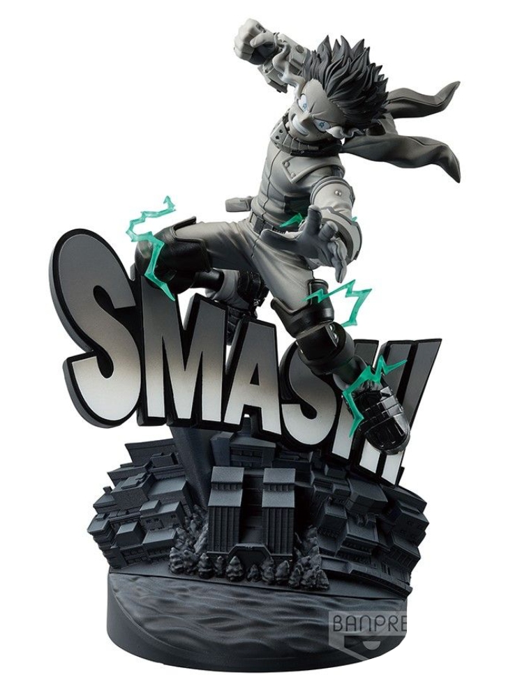 Figurina Banpresto Dioramatic My Hero Academia Izuku Midoriya [The Black White] 20cm