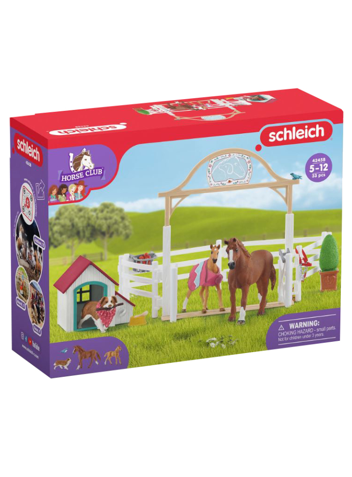 Set Schleich Caii Hannei si Catelusa Ruby (42458)