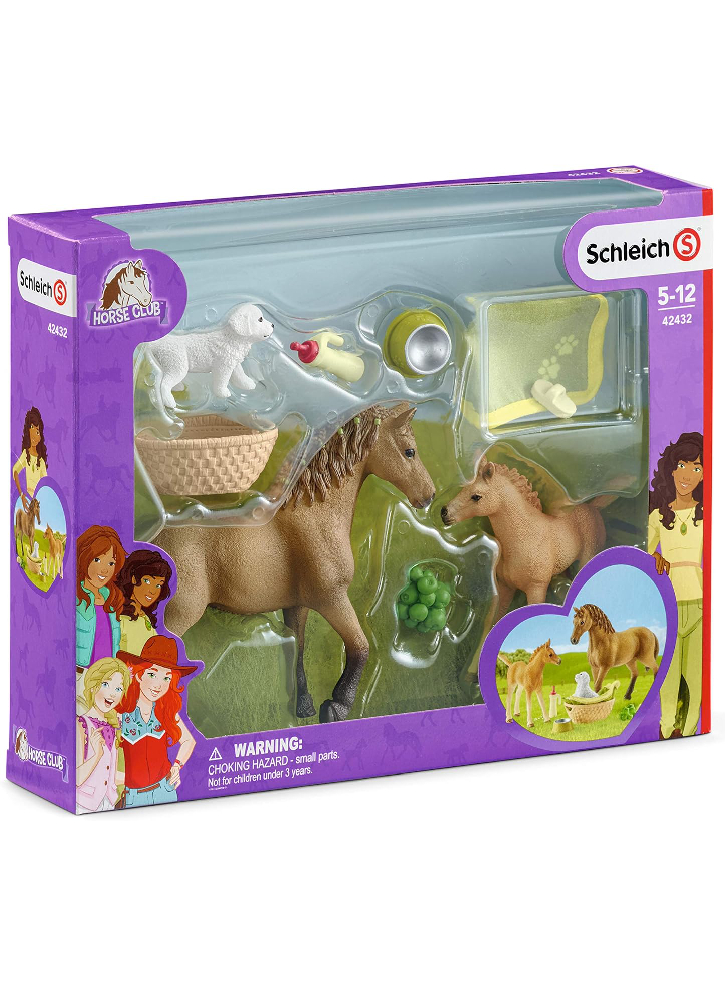 Set Schleich Horse Club Sarah's Baby Animal Care (42432)