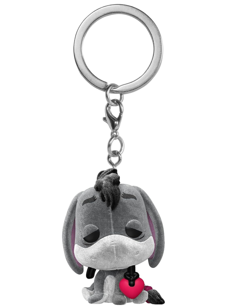 Funko Pocket Pop! Disney Winnie the Pooh Eeyore with Heart (Flocked)