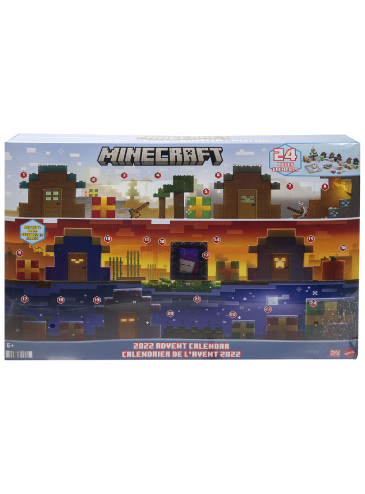 Figurine Minecraft Mob Head Mini Advent Calendar (HHT64)