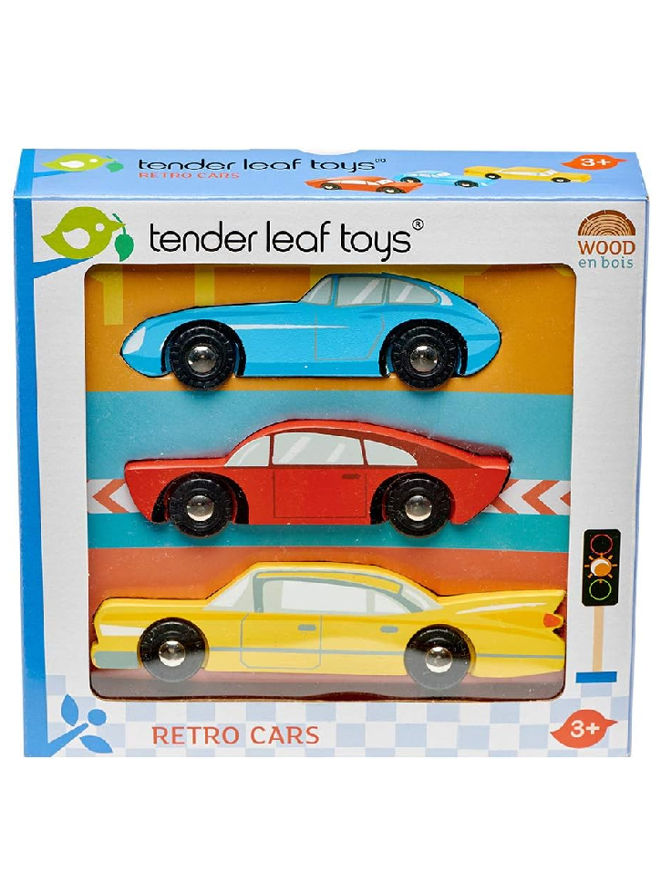 Set Retro Cars Tender Leaf (TL8353)