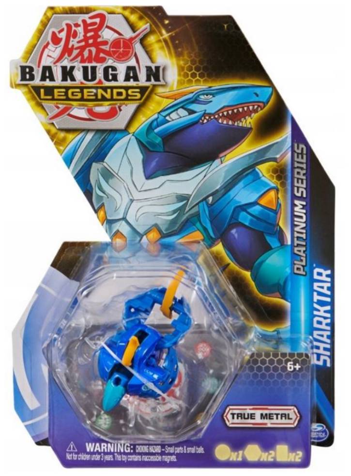 Bakugan Spin Master Legends Platinum Series Sharktar (20140303)