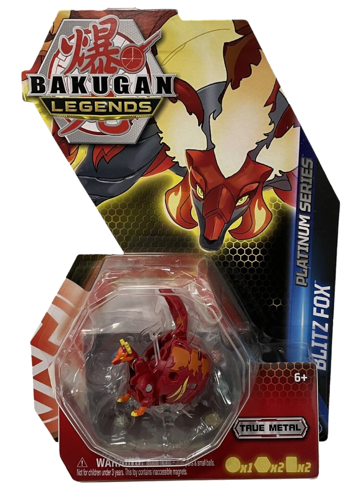 Bakugan Spin Master Legends Platinum Series Blitz Fox (20140305)