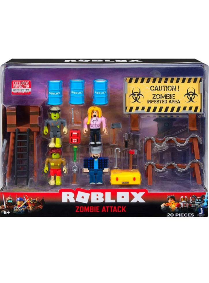 Set Figurine Roblox Zombie Attack