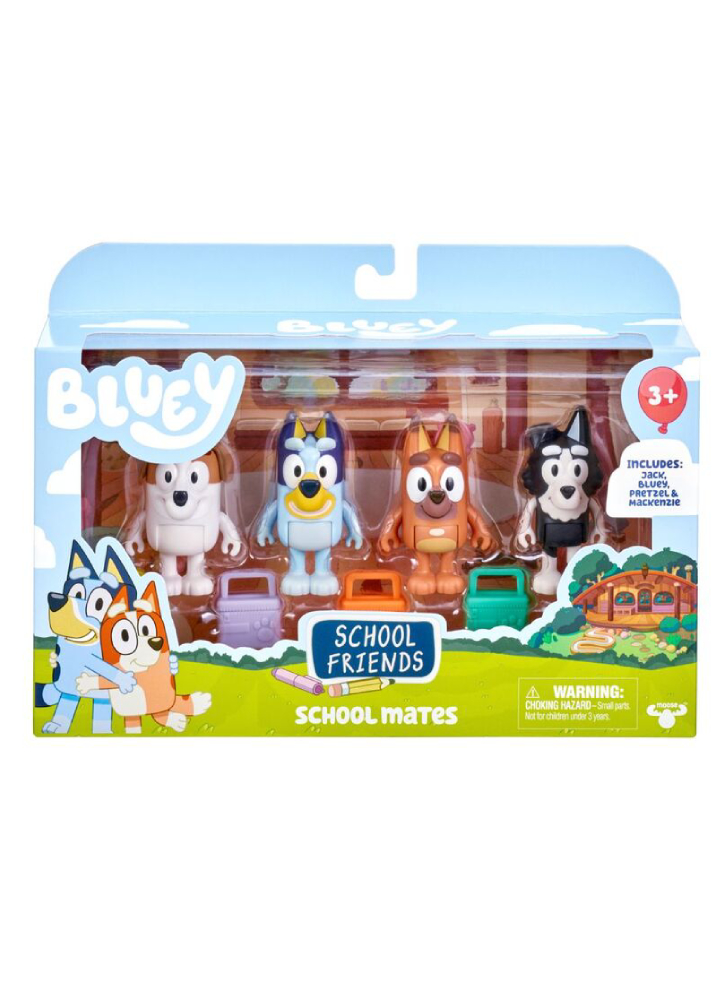Set Figurine Bluey School Friends Theme (90174)