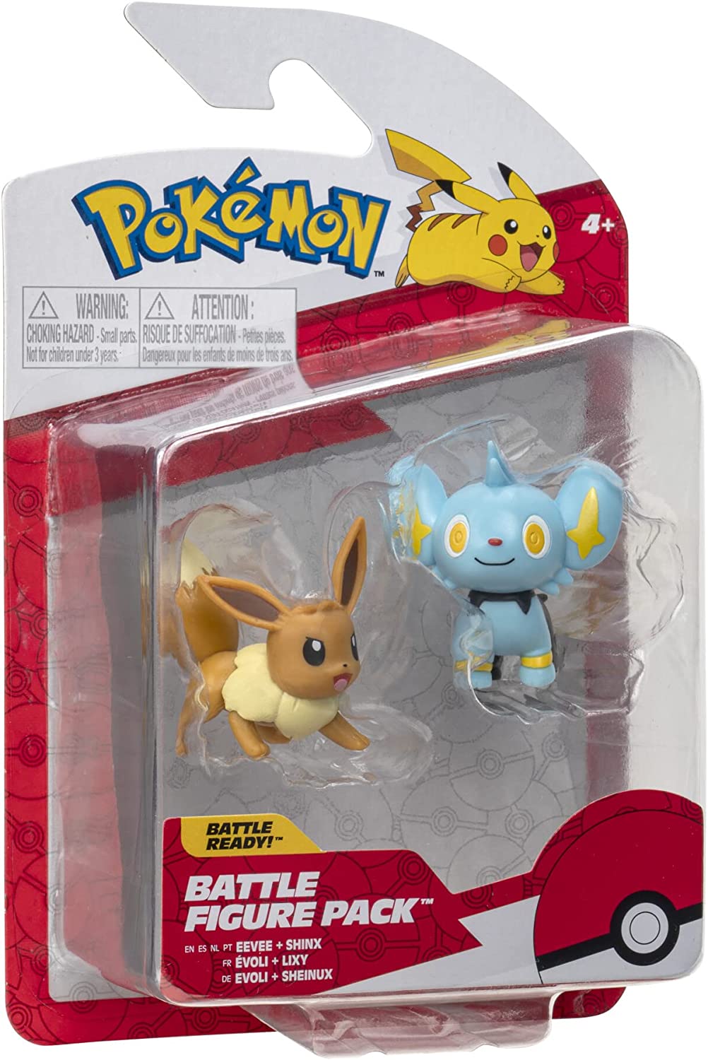 Figurine Pokemon Battle Shinx & Eevee 5cm