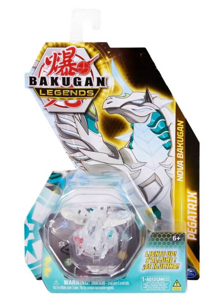 Bakugan Spin Master Legends Nova Pegatrix (White Transparent) (20139537)