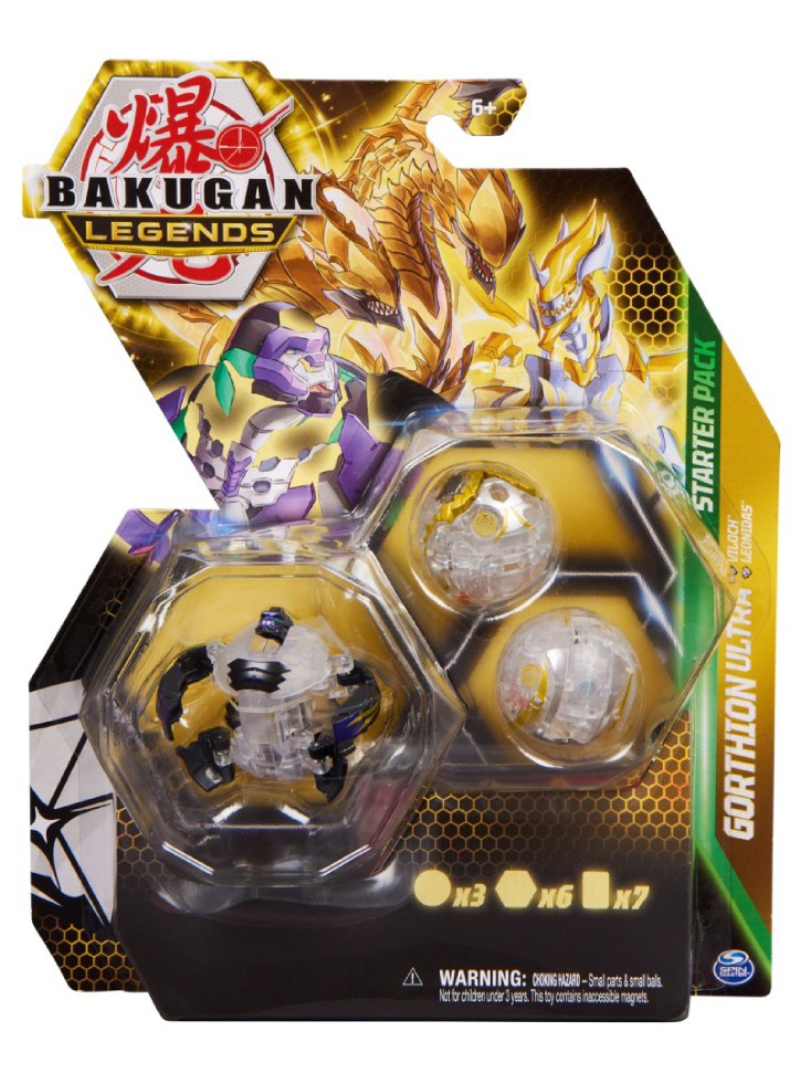 Bakugan Spin Master Legends Gorthion Ultra Viloch Leonidas Pack (20140290)