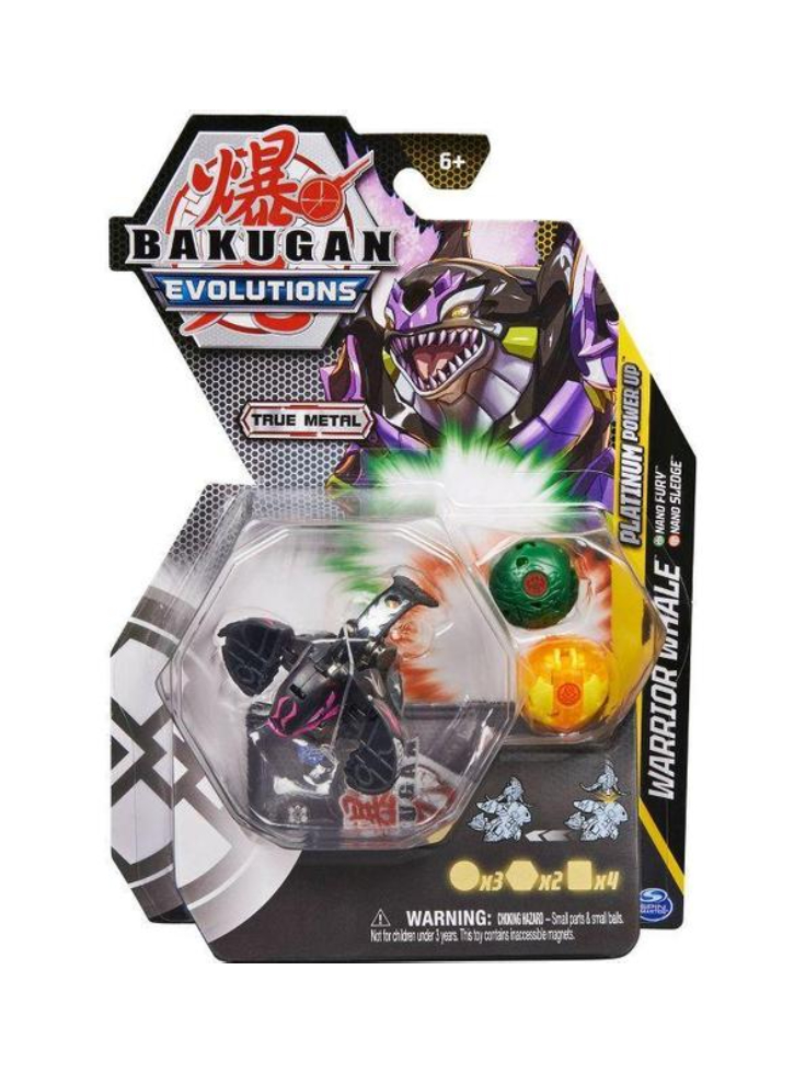 Bakugan Diecast Power Up S4 Warrior Whale