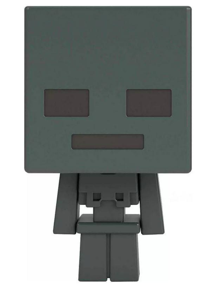 Figurina Mattel Minecraft Mob Head Minis Wither Skeleton (HKR68)