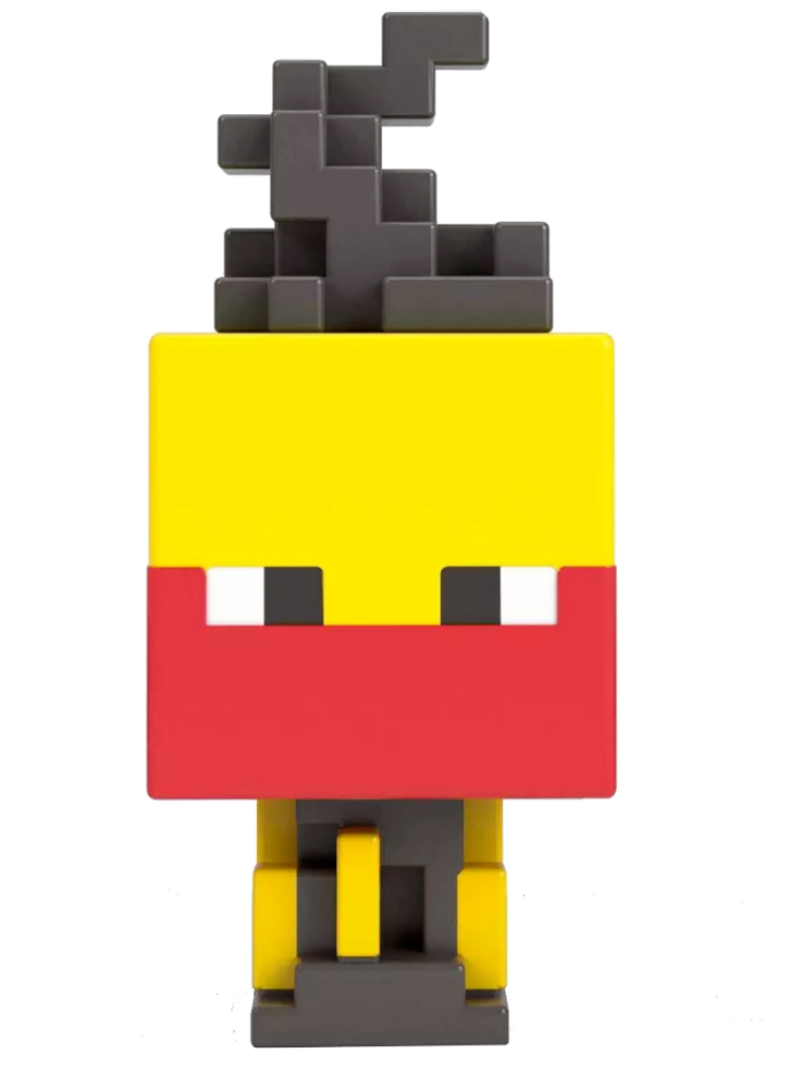 Figurina Mattel Minecraft Mob Head Minis Blaze (HKR67)