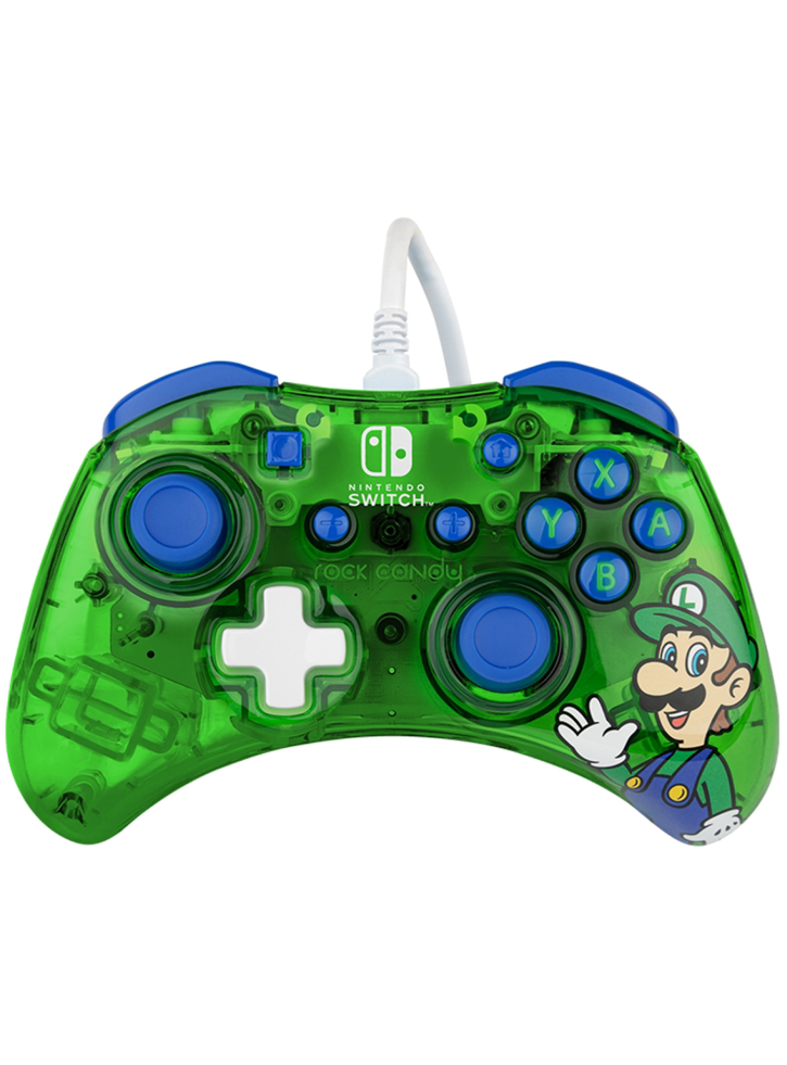 Controller Rock Candy Wired Luigi - Nintendo Switch