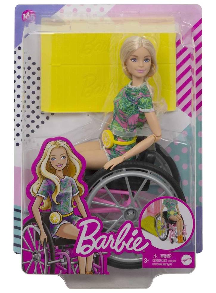 Papusa Barbie Wheelchair with Accessory (GRB93)