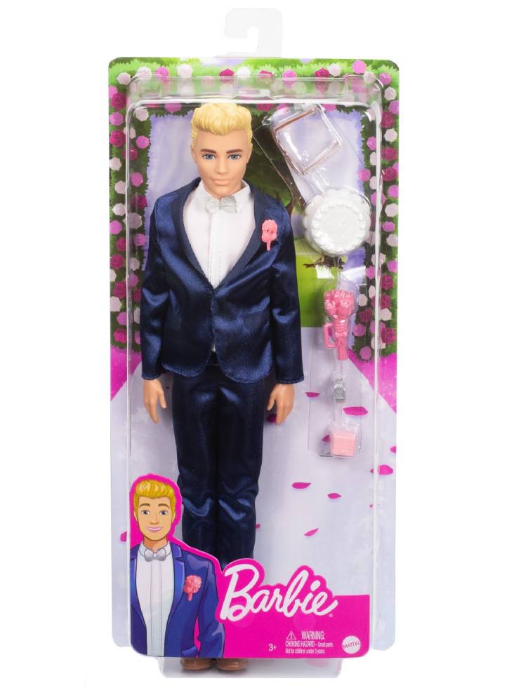 Papusa Ken Groom Barbie (GTF36)