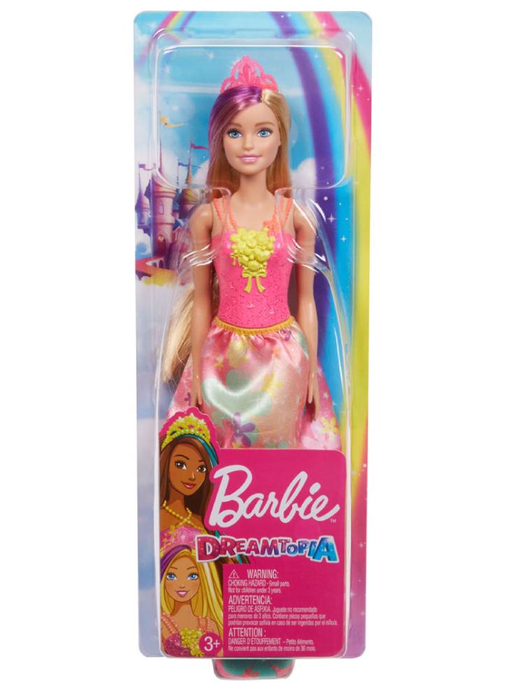 Papusa Barbie Dreamtopia Princess Pink Tiara (GJK13)