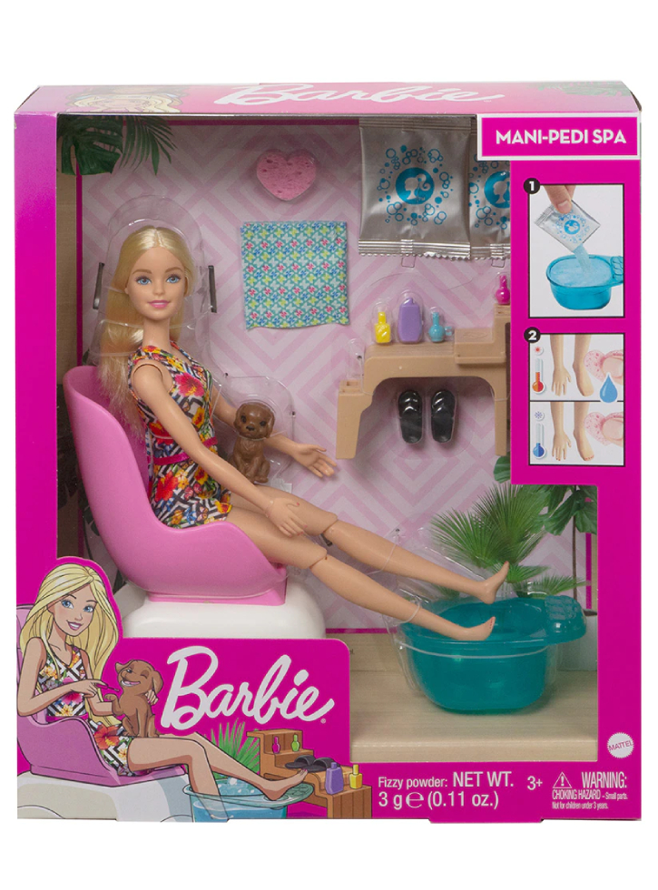 Papusa Barbie Mani-Pedi Spa Playset (GHN07)