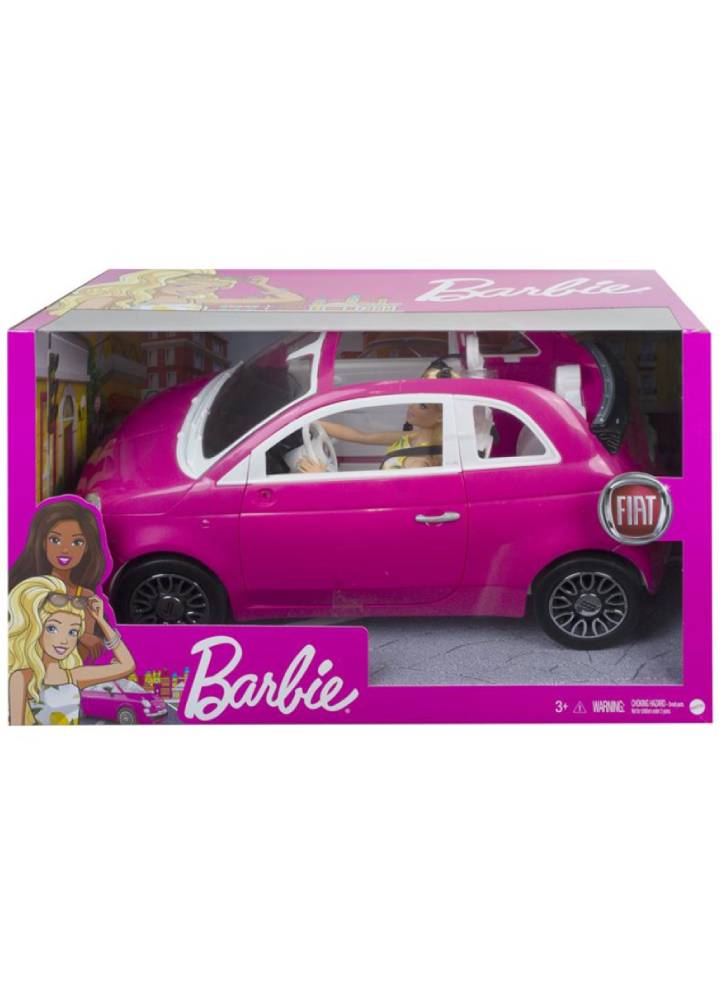 Papusa Barbie & Fiat 500 Convertible (GXR57)