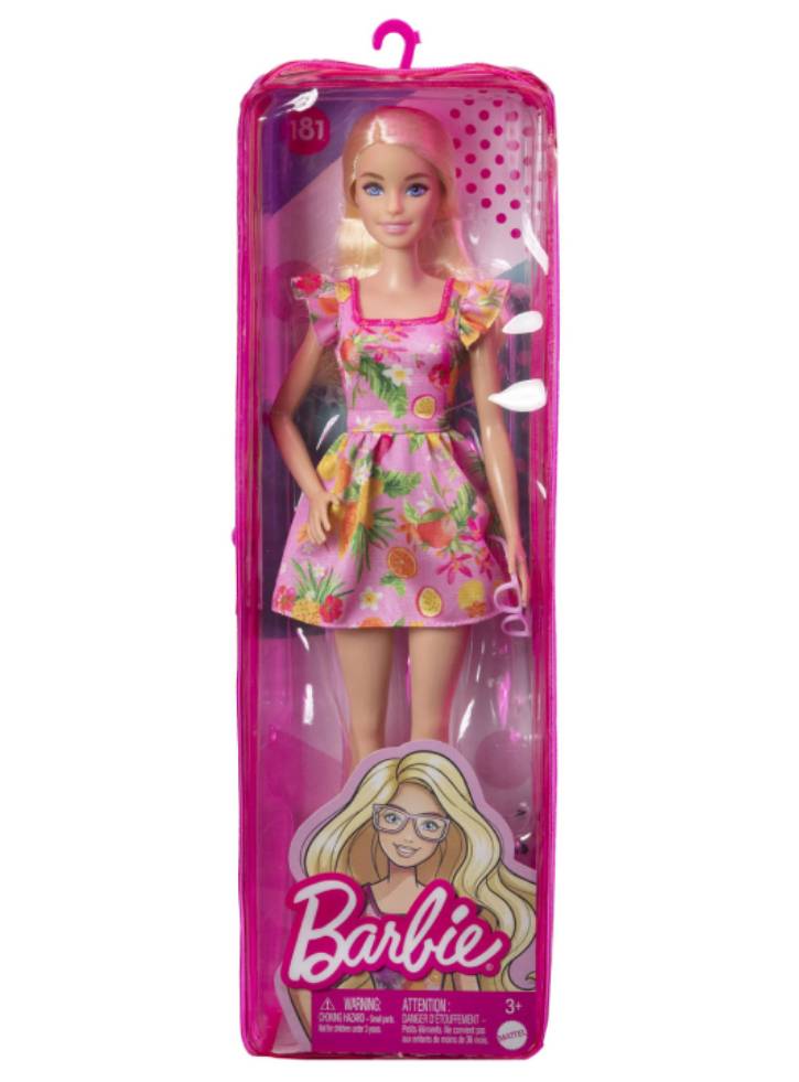 Papusa Barbie Fashionistas Fruit Print Dress (HBV15)