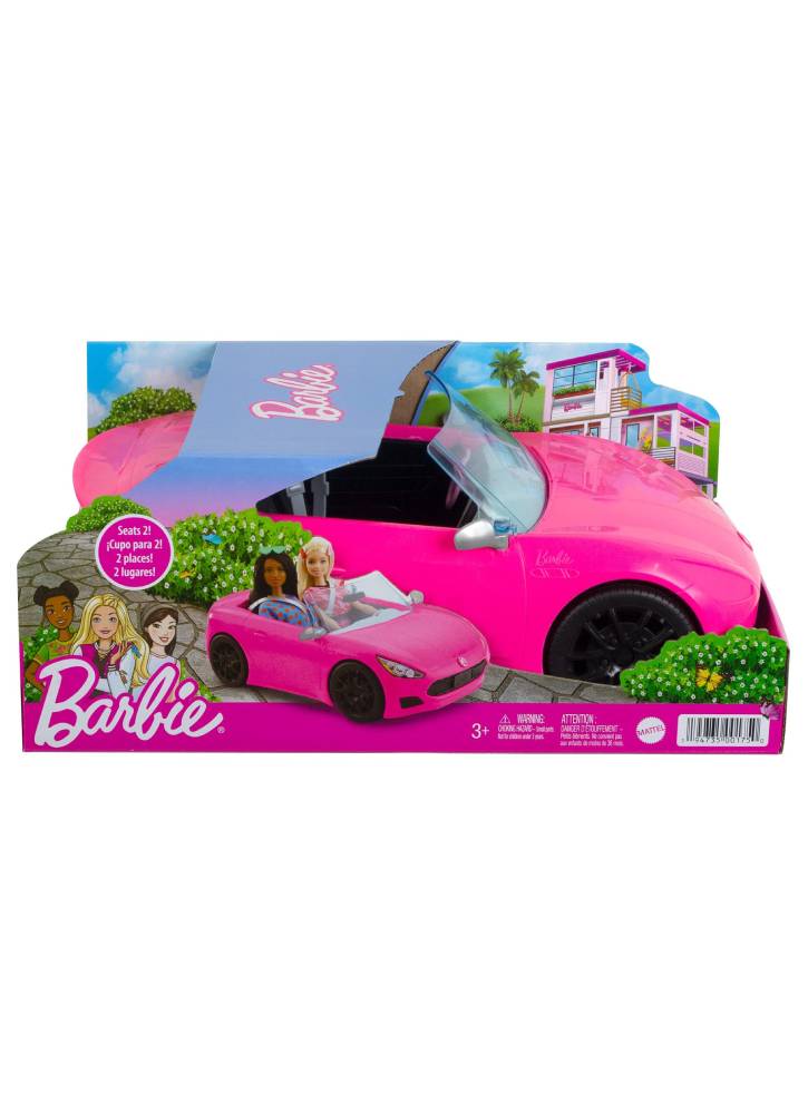 Vehicul Barbie Pink Convertible (HBT92)