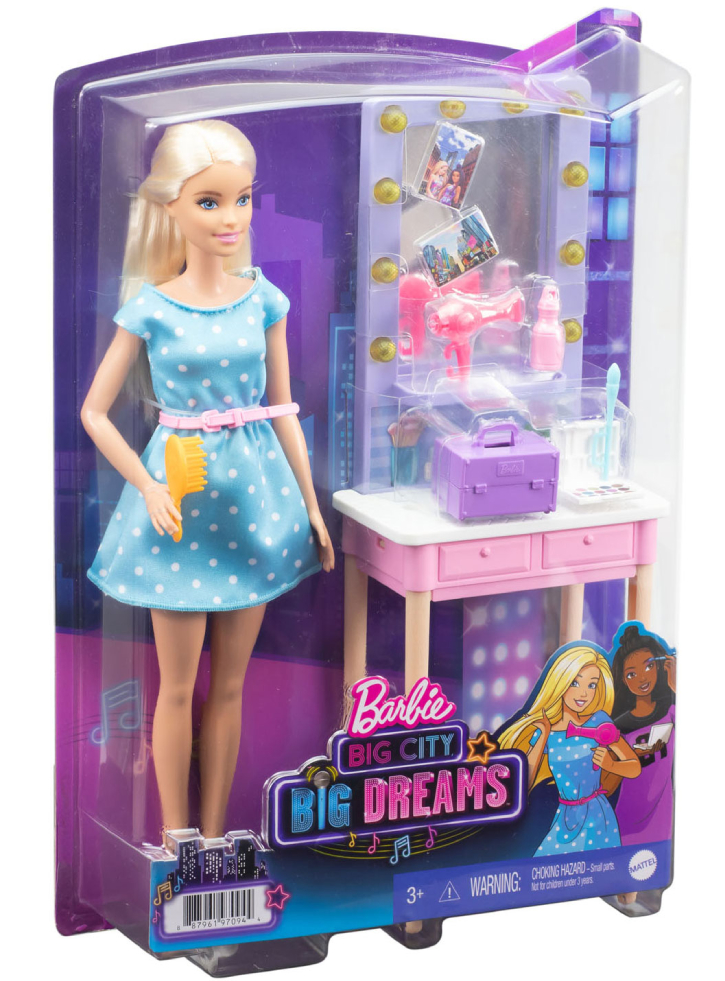 Papusa Barbie Big City Big Dreams & Playset (GYG39)
