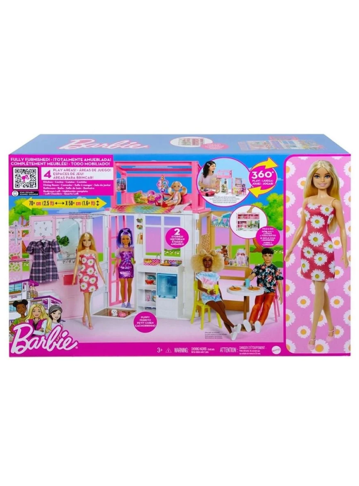Papusa Barbie & House (HCD48)