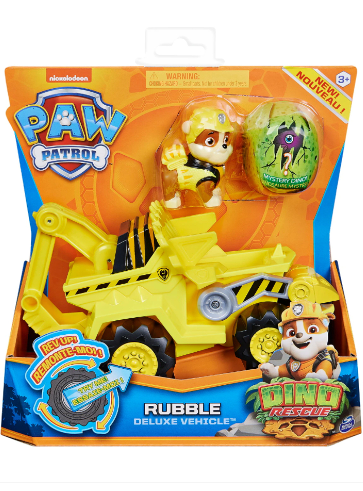 Paw Patrol Dino Deluxe Themed Vehicles Rubble (6059519)
