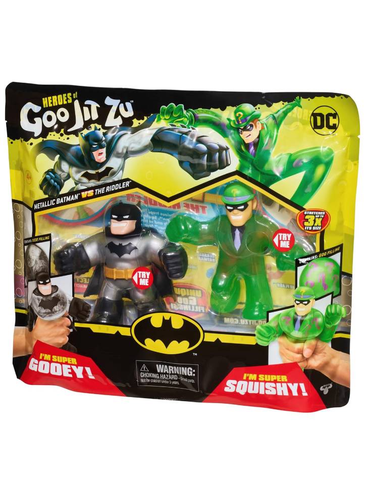 Figurina Goo Jit Zu DC Two Pack Series 3 Batman VS Riddler (41228)