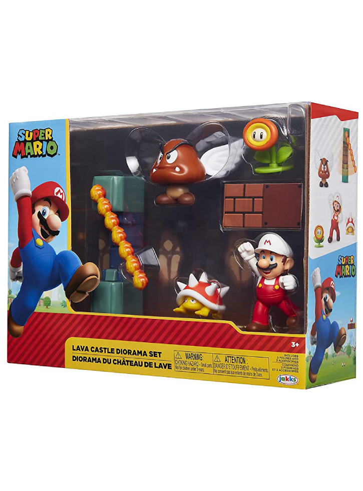 Set Figurine Super Mario Lava Castle Diorama (400154)