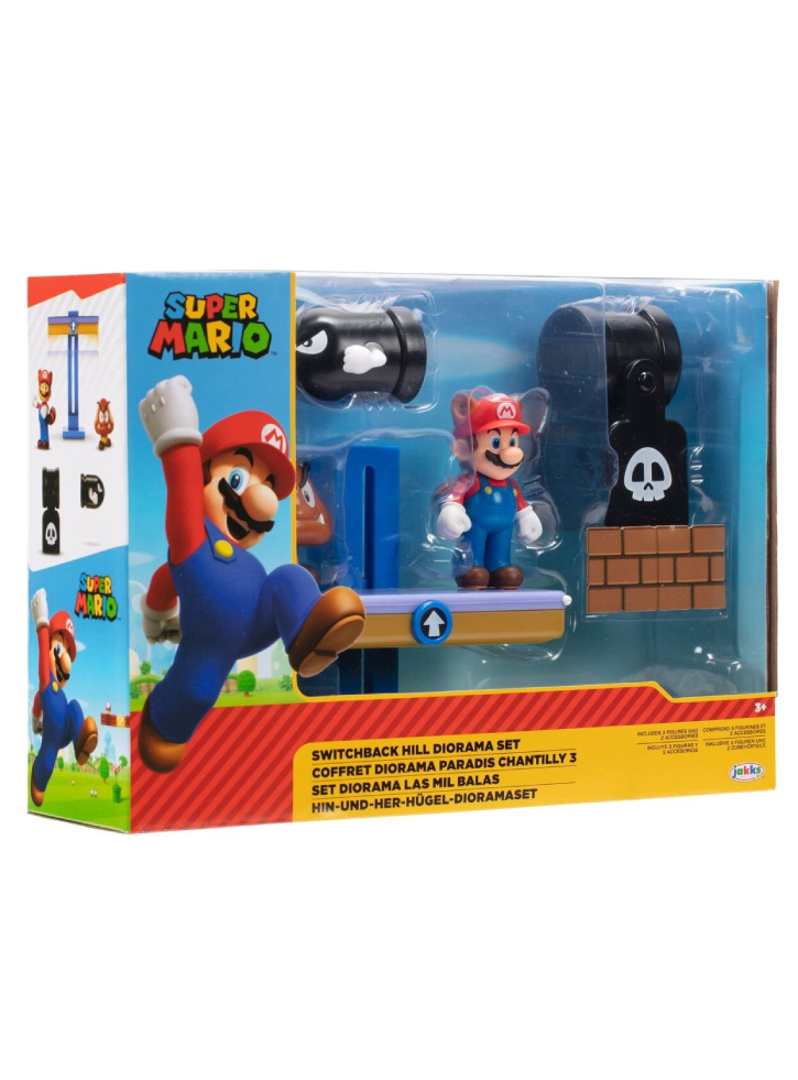 Figurina Super Mario Switchback Hill Diorama