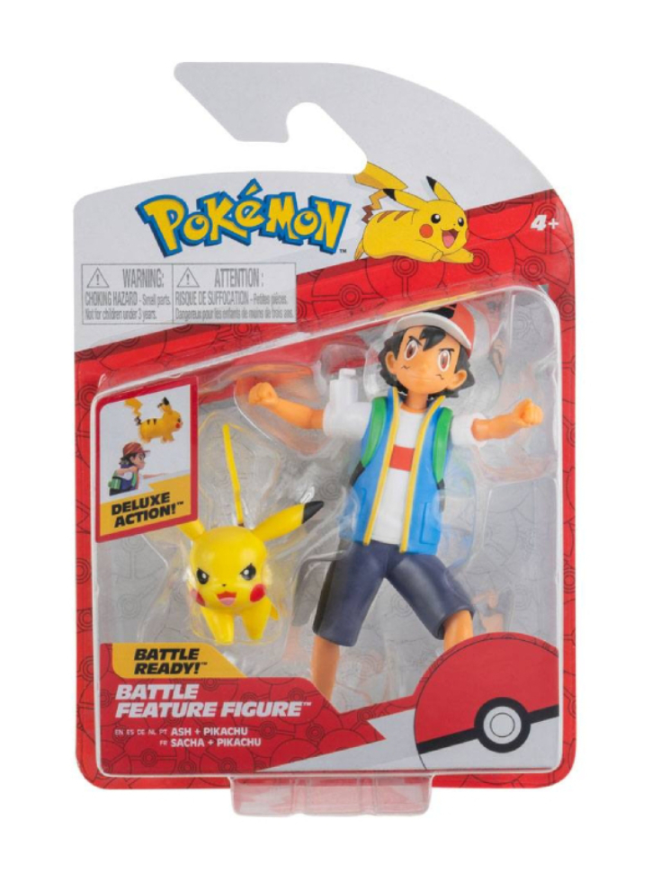 Figurina Pokemon Battle Ash & Pikachu W10 (PKW2473)
