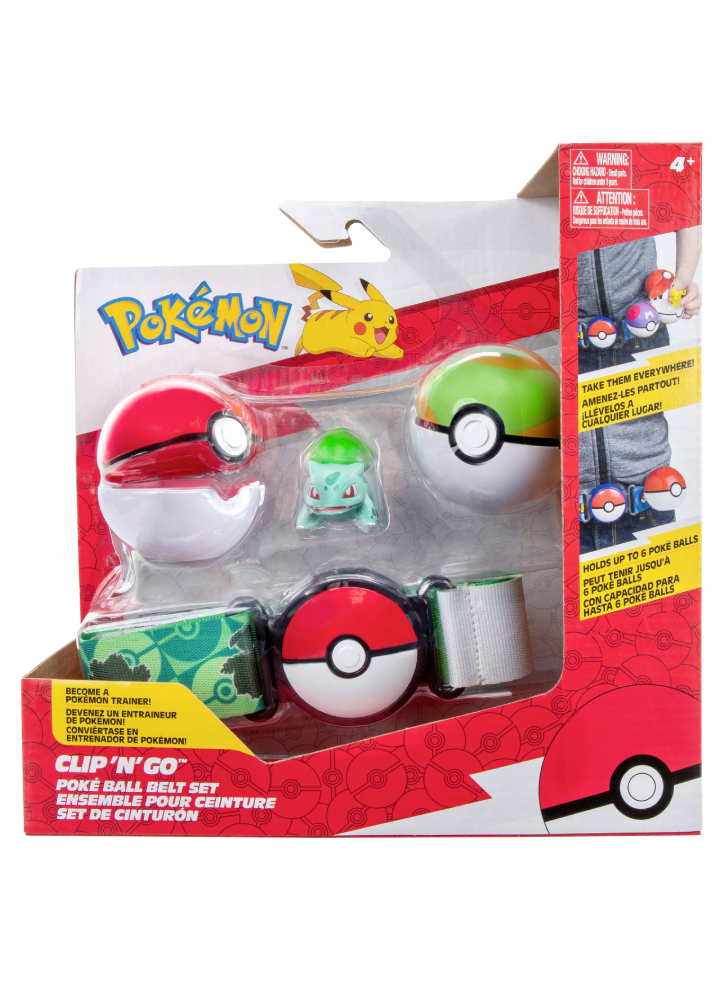 Set Pokemon Clip N Go Belt Bulbasaur (95283-9)