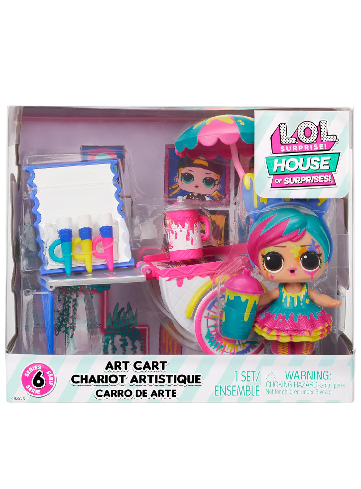 Papusa S2 L.O.L. Surprise! Art Cart & Splatters