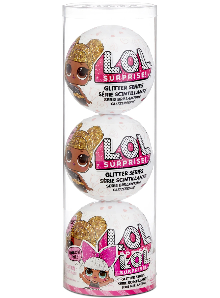 Set 3 L.O.L. Surprise! Glitter Doll Style 4