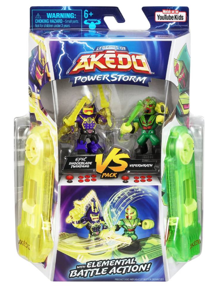 Figurine Akedo Versus Pack Green/Purple (20279)