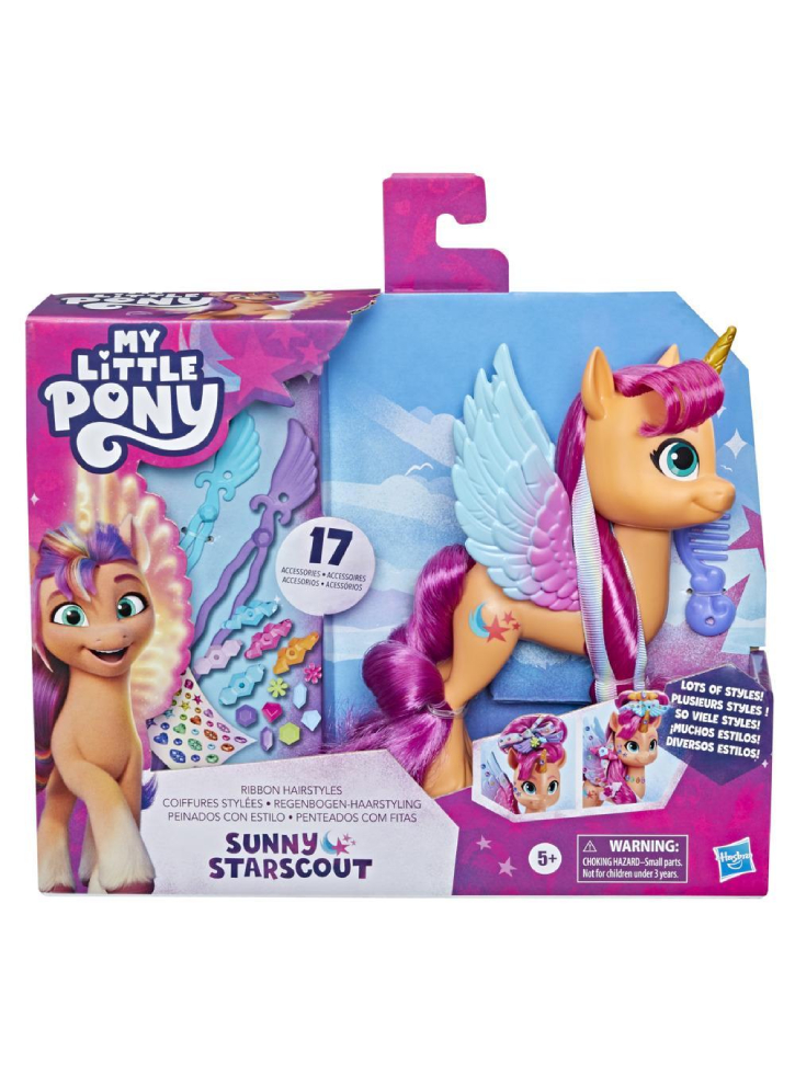 Poneiul My Little Pony Ribbon Hairstyles Sunny (F3873)
