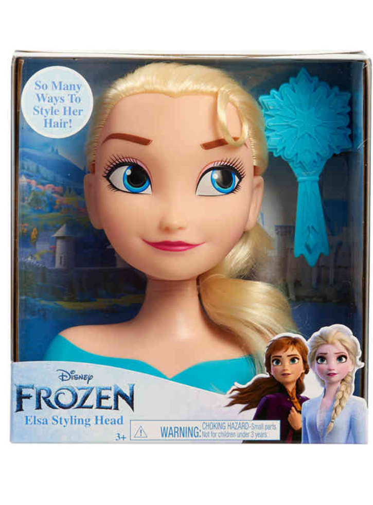 Papusa Disney Princess Elsa Mini Styling Head (77-87490)