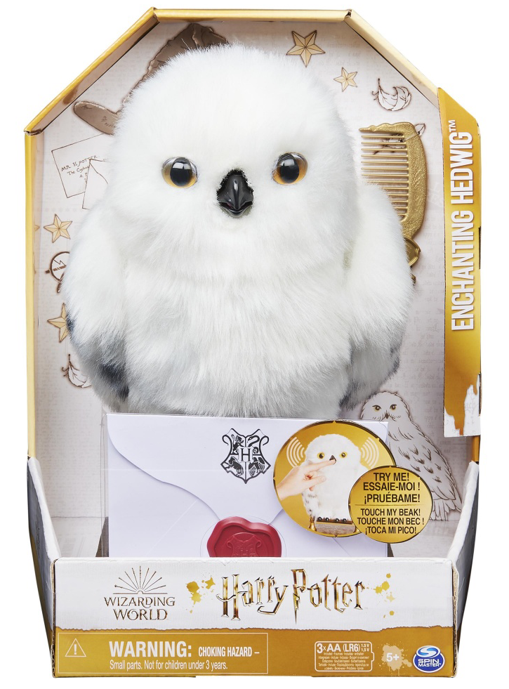 Figurina Wizarding World Enchanted Hedwig 23cm (6061829)