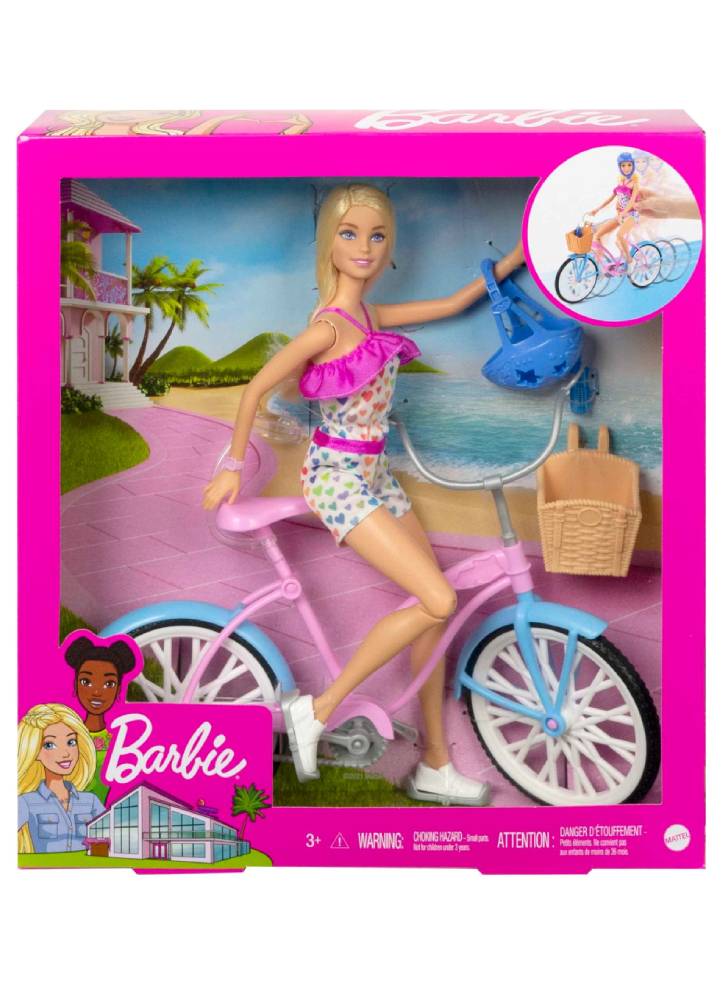 Papusa Barbie & Bike (HBY28)