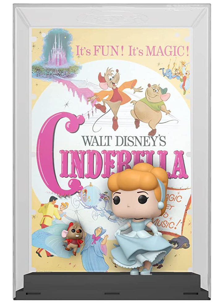 Figurina Funko Pop Movie Poster Disneys 100Th Cinderella with Jaq 10cm