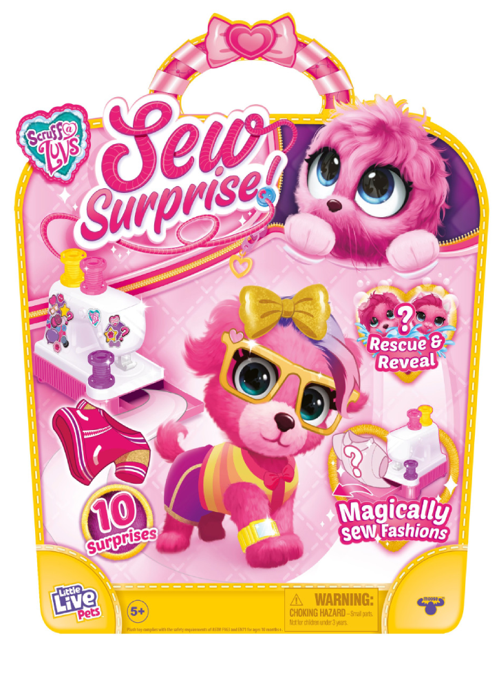 Plus Scruff-a-Luvs Sew Wow Pink (30385)