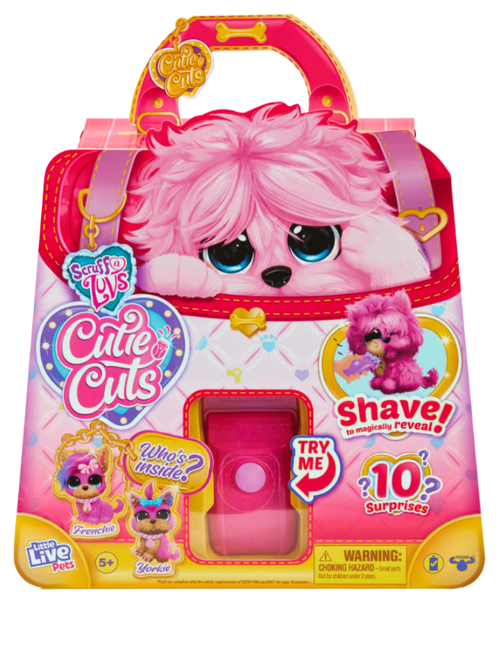 Plus Scruff-a-Luvs Cutie Cut Pink (30249)