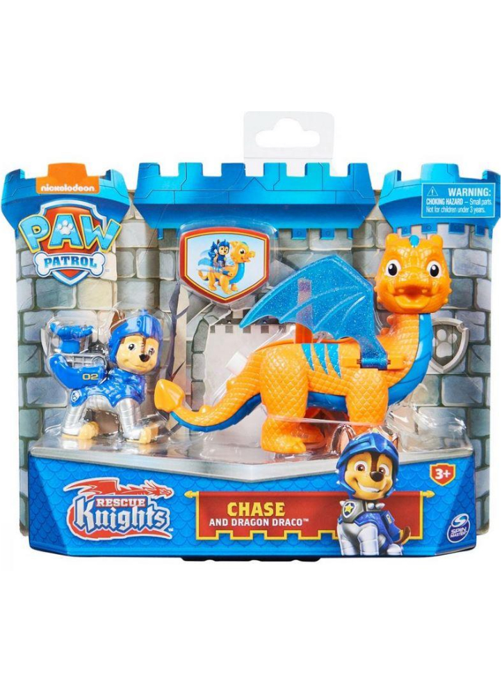 Set Master Paw Patrol Rescue Knights Chase & Dragon Draco (20135263)